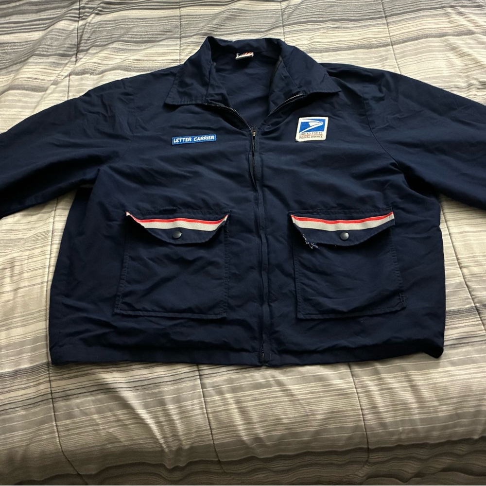 Navy Blue Postal Service Jacket